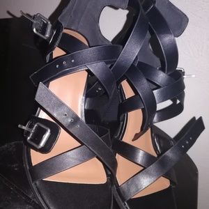 Strappy AE buckle heels